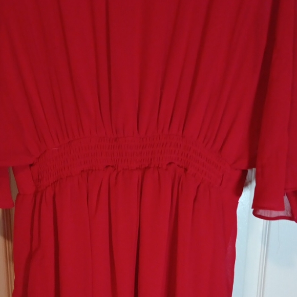 City Chic Vibrant Red Dress - S (16) - Picture 5 of 8